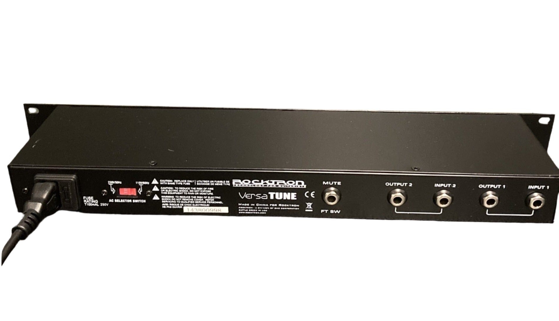 Small Rack Tuner Rocktron VersaTune Rack Tuner Used - Guitars on Main