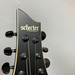 Schecter V-1 SLS Evil Twin Satin Black w/Case Used Consign