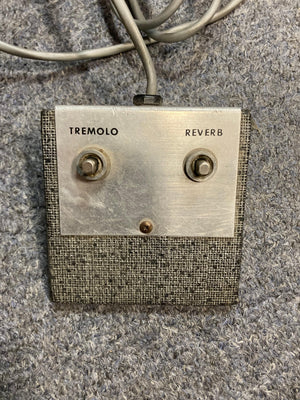 Silvertone 1484 Tremolo Reverb Footswitch 1960s - Gray