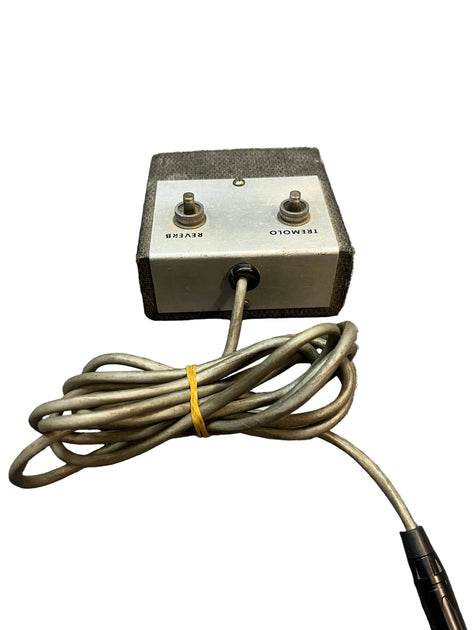Silvertone Tremolo Reverb Footswitch 1960s Gray