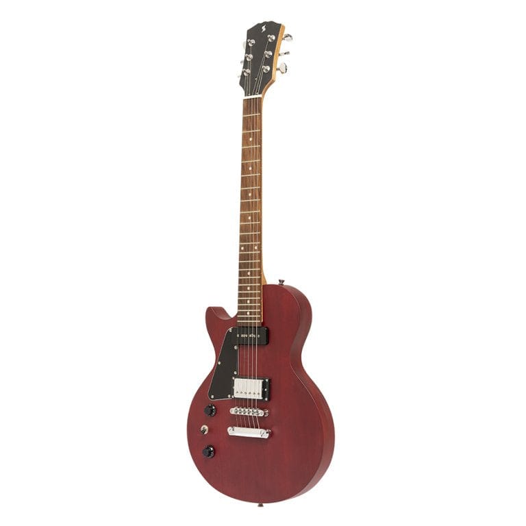 Stagg SEL-HB90 Cherry Left-Handed L Style Electric Guitar