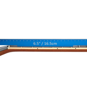 Tri-Beam 3 'n 1 Straightedge with SAE/Metric ruler and scale length ruler for acoustic and electric guitars.