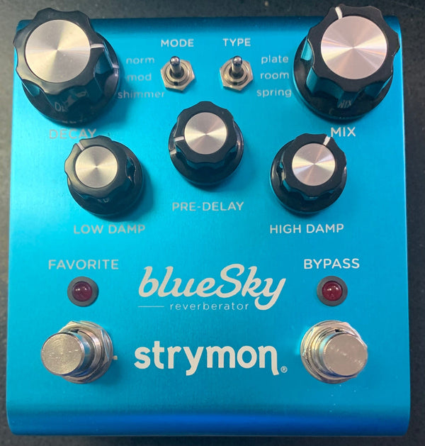 Strymon blueSky reverberator pedal v1 USED