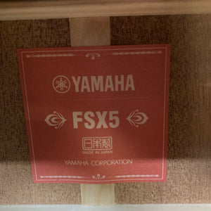 Yamaha FSX5 Red Label Natural Made In Japan w/Case