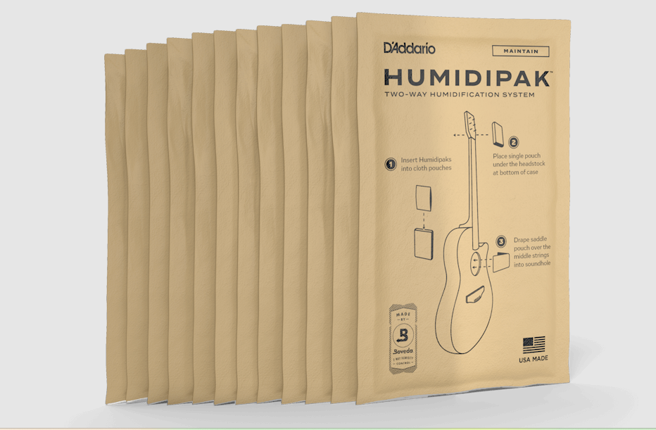 D&#39;Addario Humidipak Maintain Replacement Packet 12-pack...
