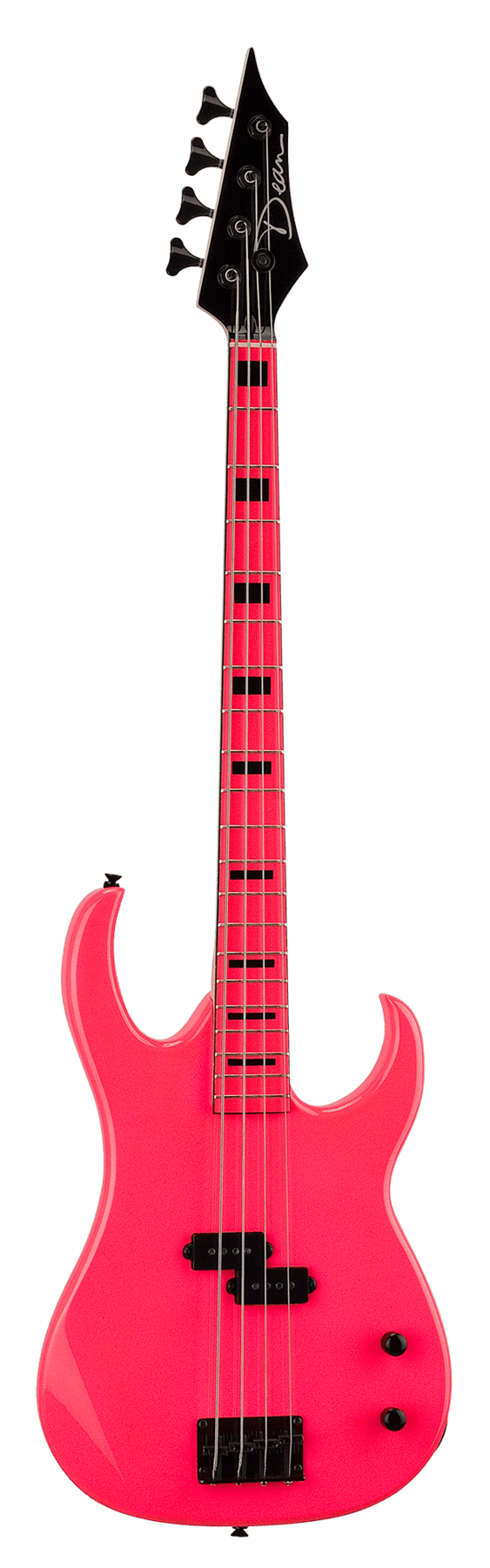 Dean Custom Zone Fluorescent Pink Bass