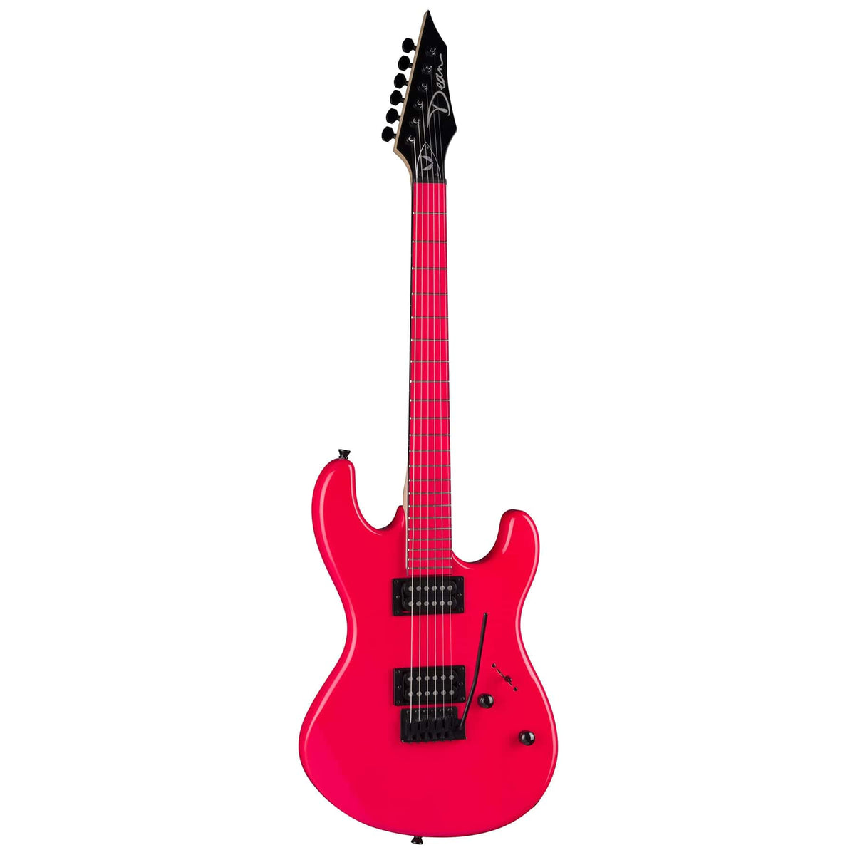 Dean Custom Zone Florescent Pink Electric Guitar Guitars...