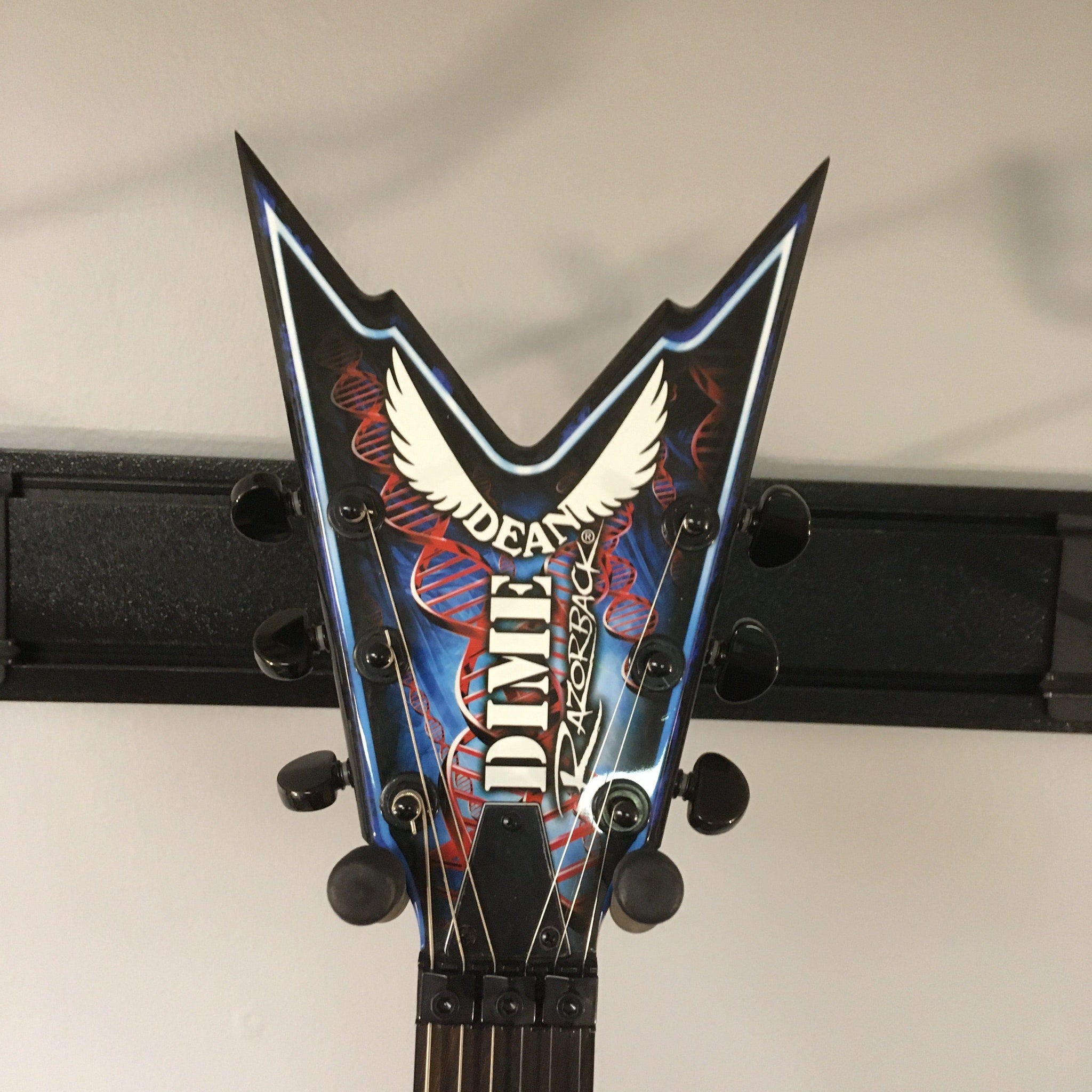 Dean Razorback Dimebag Floyd DNA Spatter Used Guitar - Guitars on Main