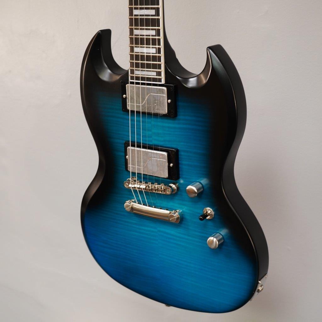 Epiphone GUITARS - ELECTRIC GUITARS Epiphone Prophecy SG  Blue Tiger Aged Gloss