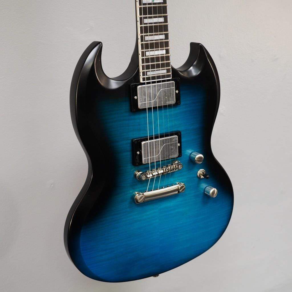 Epiphone GUITARS - ELECTRIC GUITARS Epiphone Prophecy SG  Blue Tiger Aged Gloss