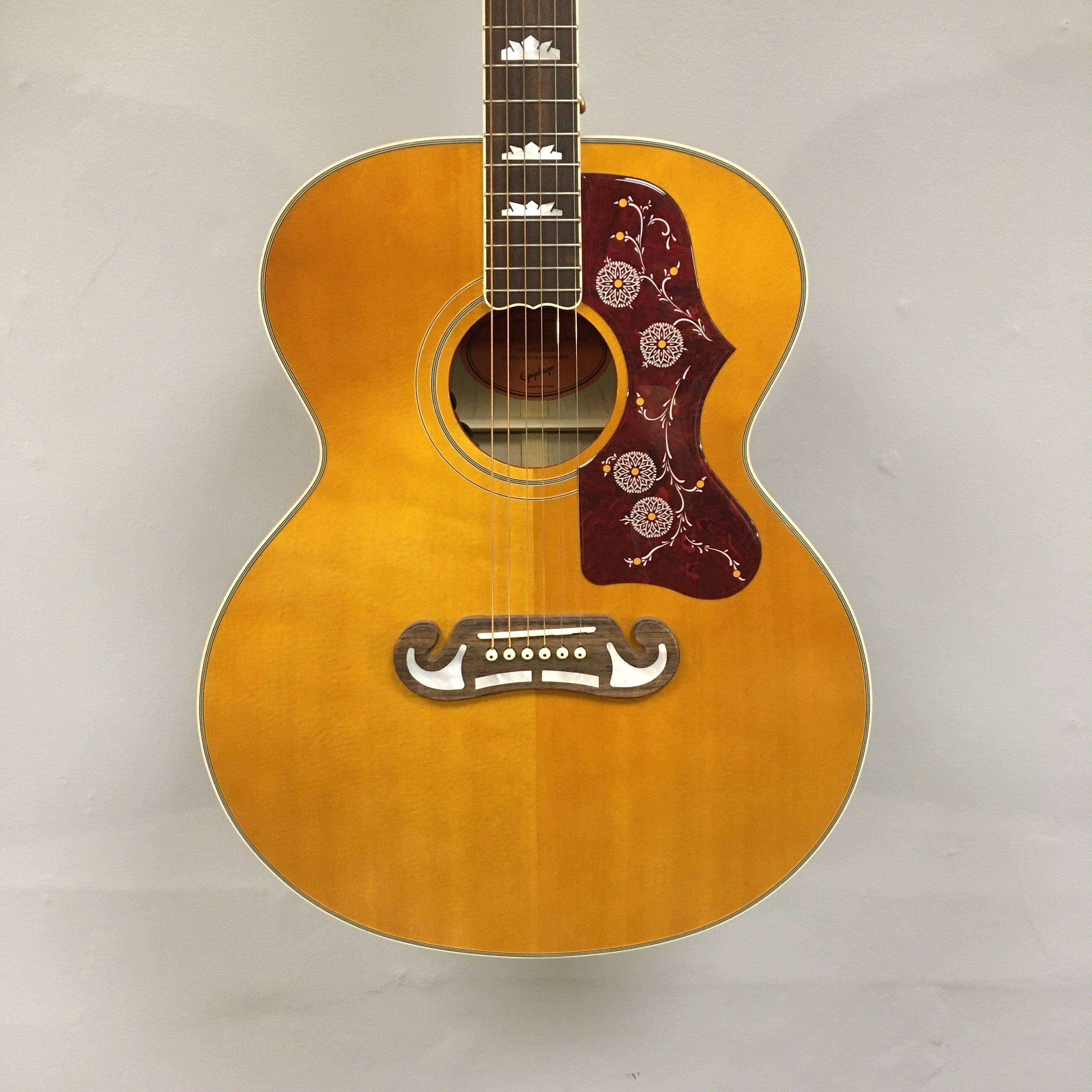 Epiphone J-200 Acoustic Guitar - Aged Natural Antique Gloss