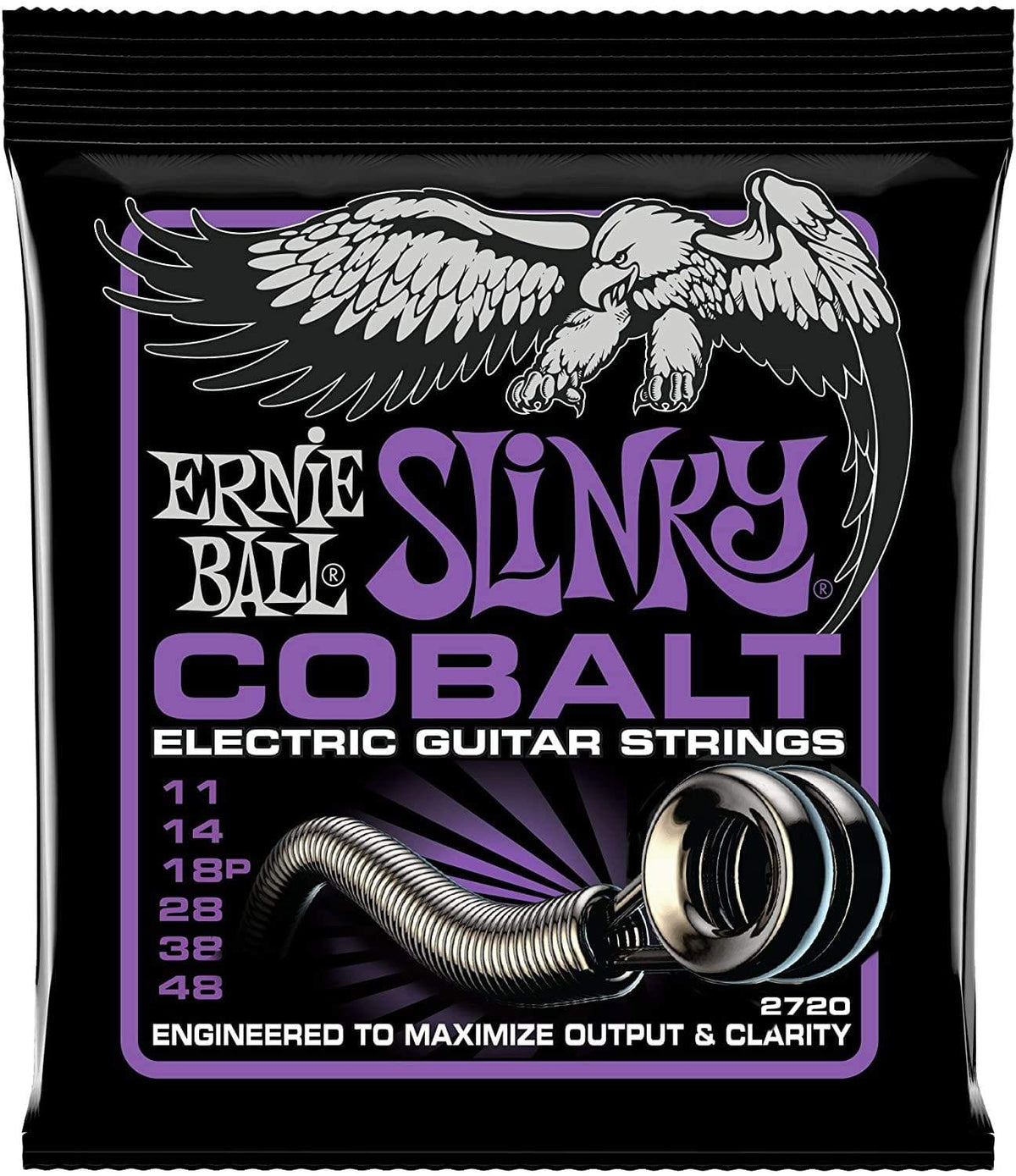 Ernie Ball 2720 Power Slinky Cobalt Electric Guitar...