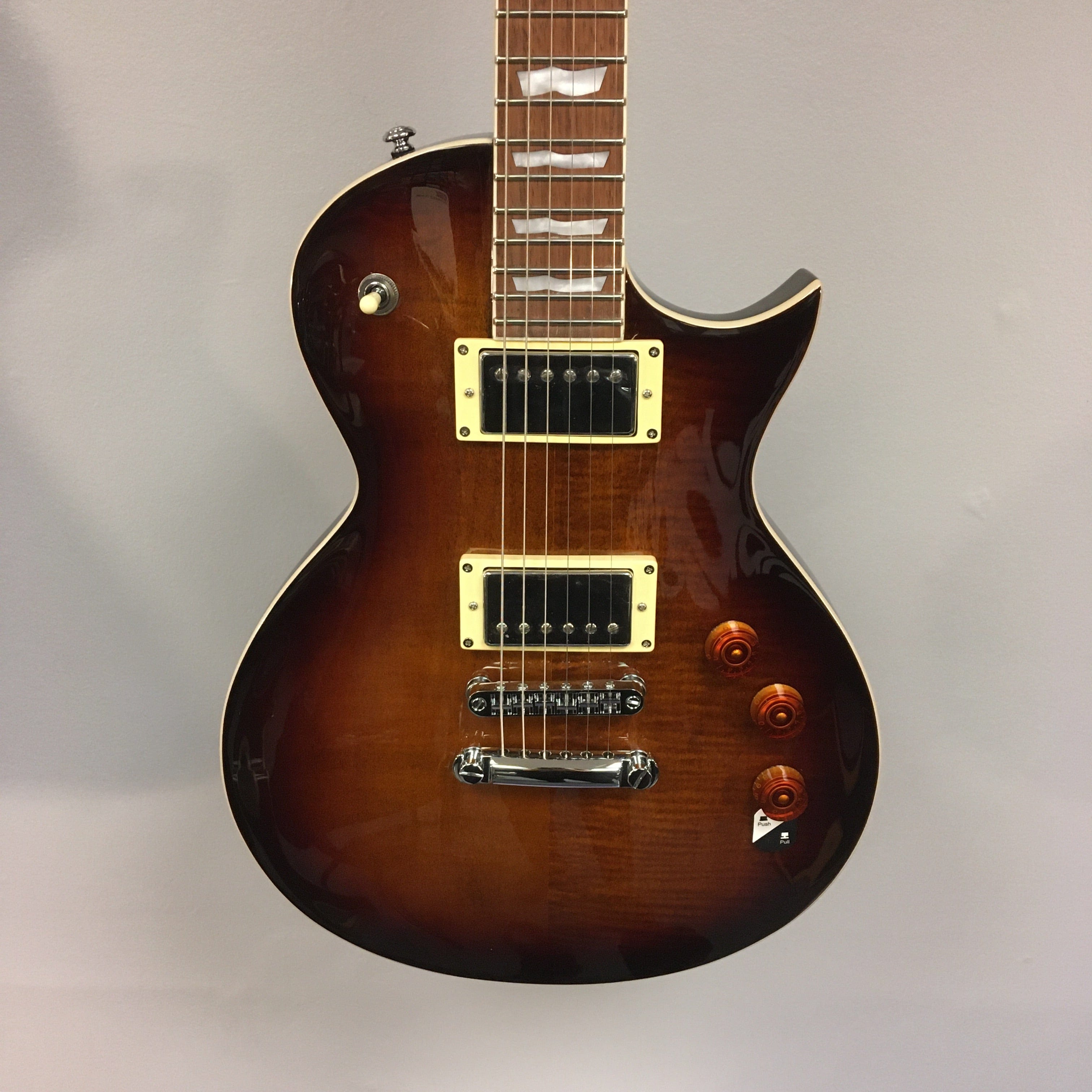 ESP LTD EC-256FM Dark Brown Sunburst