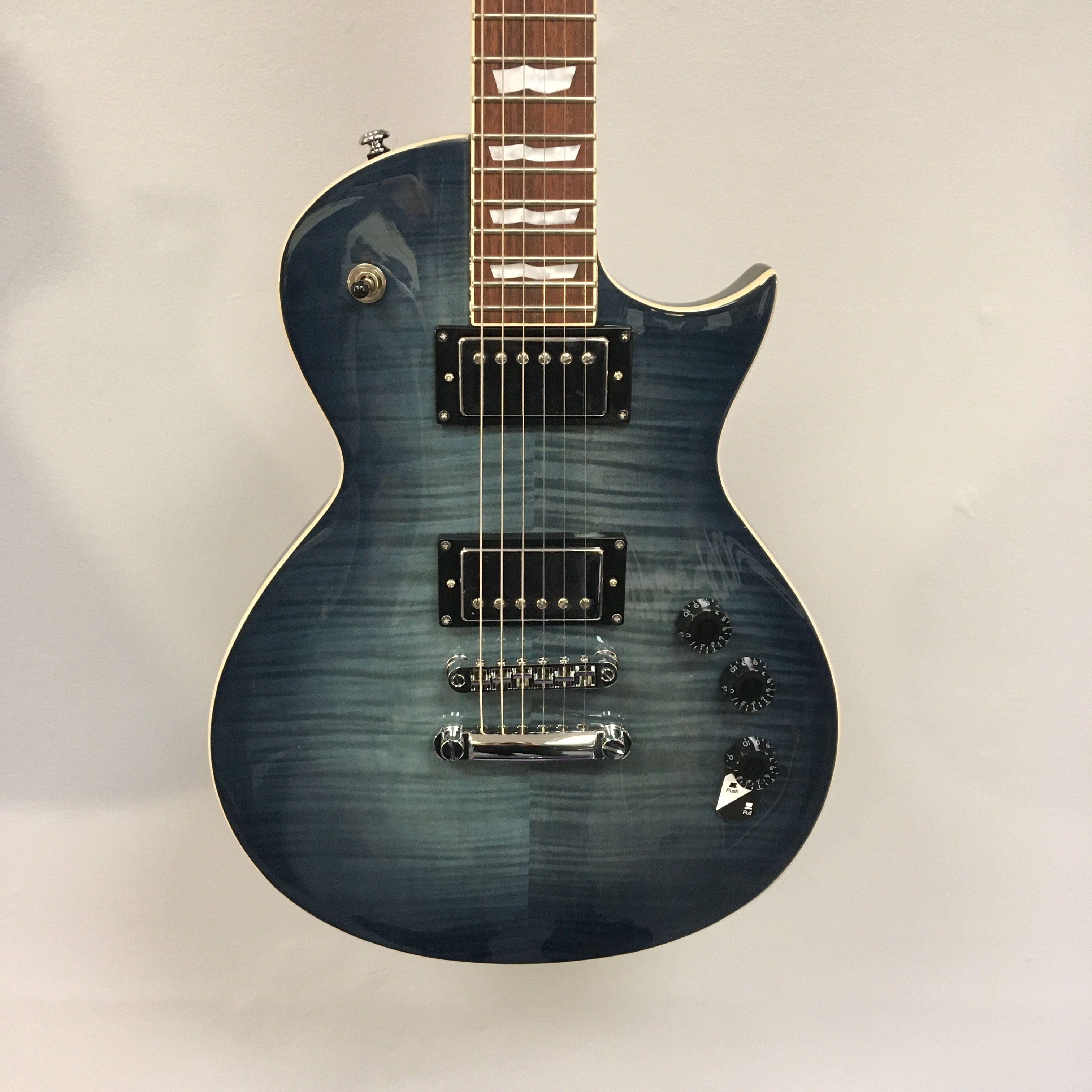 ESP LTD EC-256FM - See Thru Cobalt Blue