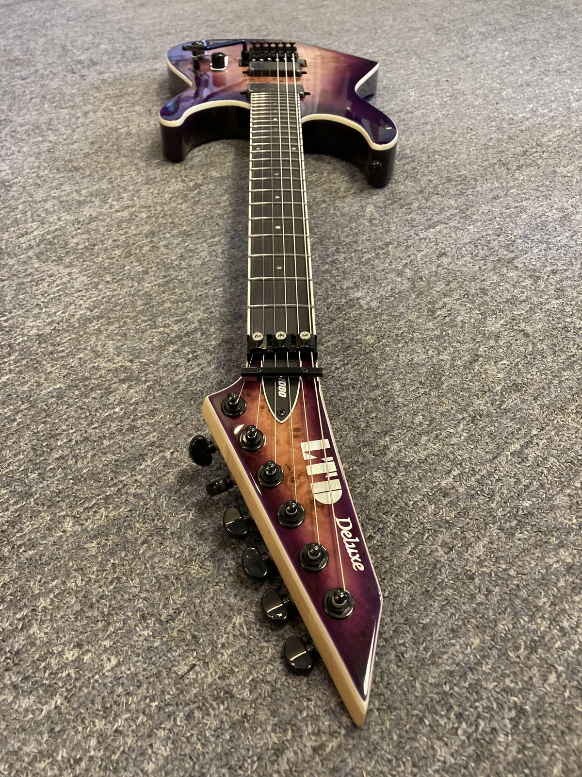 ESP LTD M-1000 Purple Natural Burst Guitars on Main