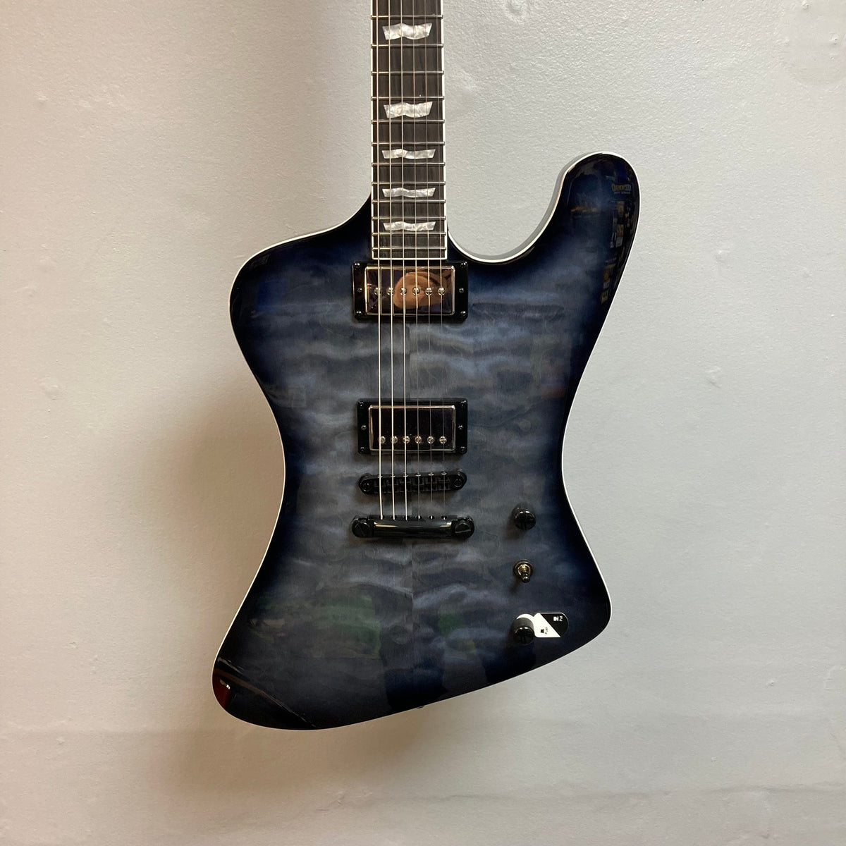 ESP LTD Phoenix-1000 QM See-thru Black Sunburst Guitars...