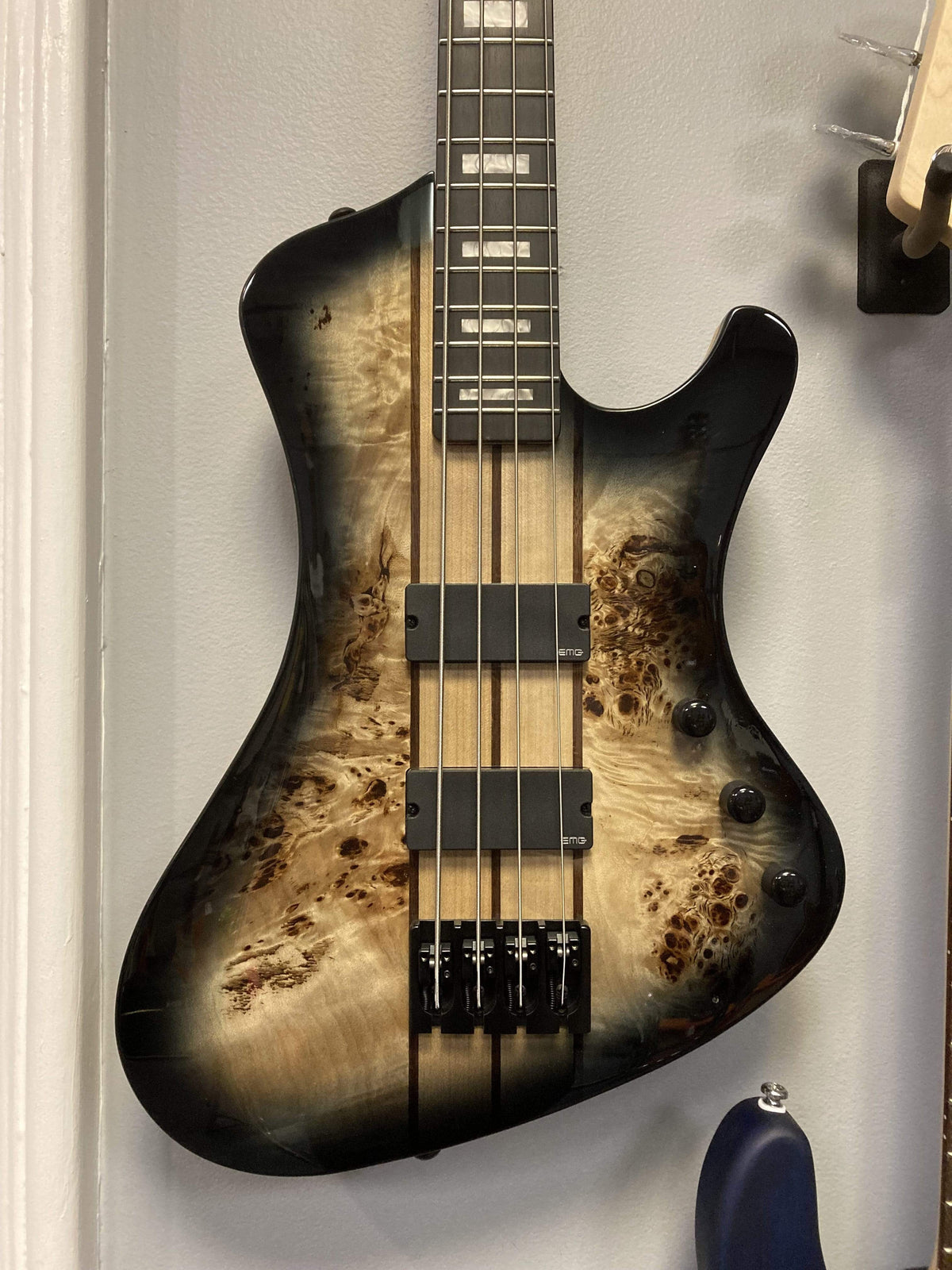 ESP LTD Stream 1004 Bass Guitar Black Natural Burst