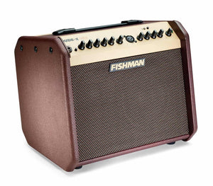 Fishman Loudbox Mini Bluetooth - 60 watts DEMO, featuring dual channels, digital reverb, chorus, MP3 input, and balanced XLR output, displayed at Guitars on Main.