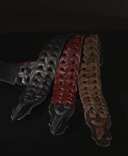 Franklin Straps ACCESSORIES - STRAPS Franklin Link  Glove Leather Handmade Guitar Strap
