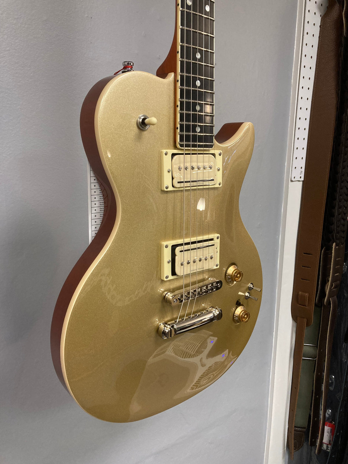 Godin Summit Classic Convertible Gold w/Prails Guitars on...