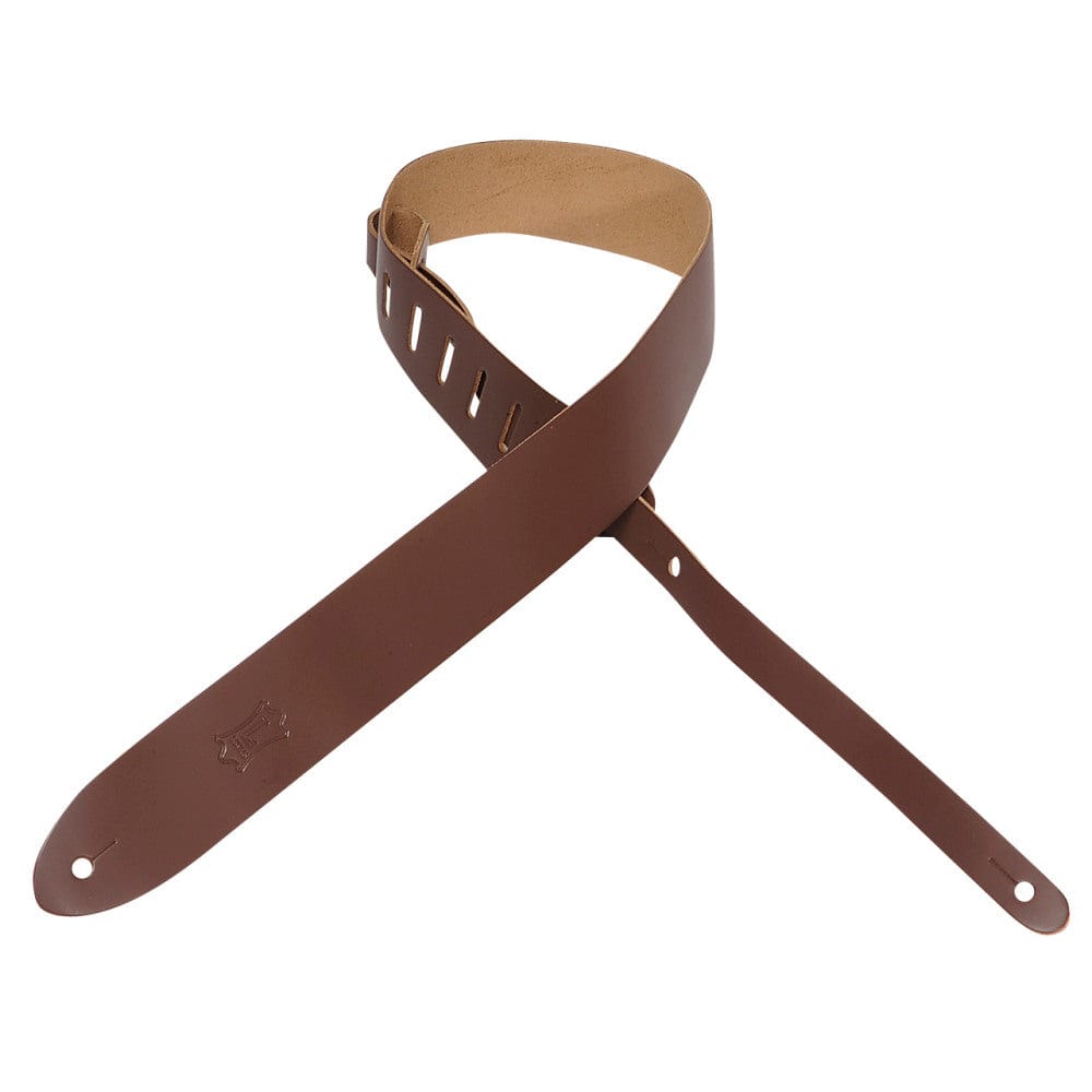 Levy&#39;s M12 Chrome-Tan Leather Guitar Strap Brown Guitars...