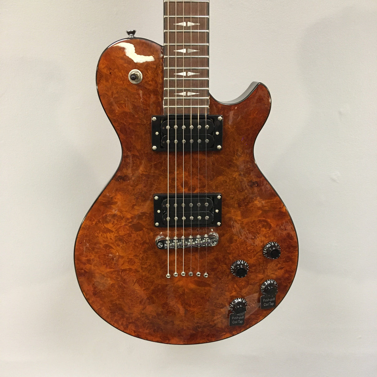 Michael Kelly Patriot Brown Burl Maple Prototype Guitars...