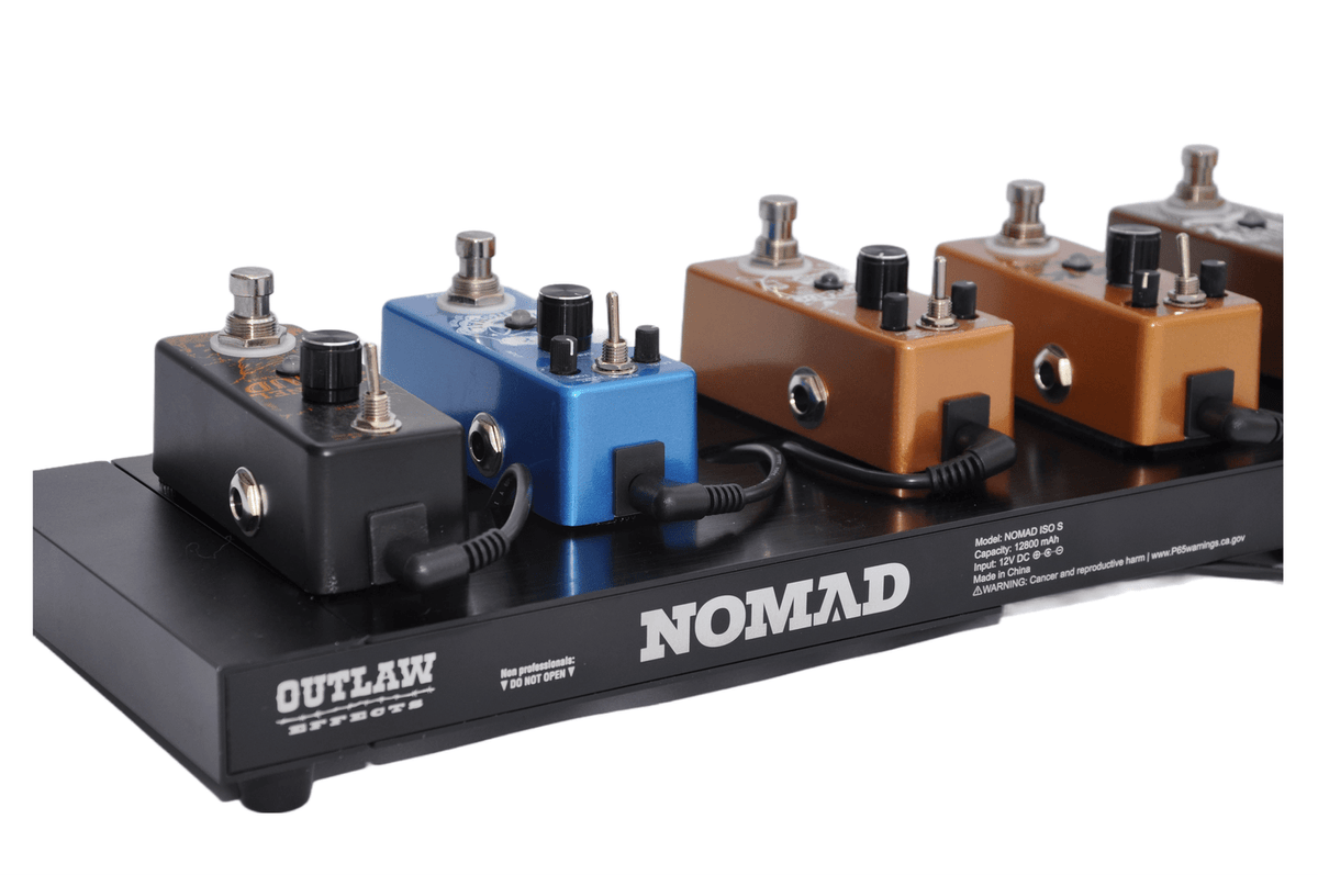 NOMAD-ISO-S Small Rechargeable Powered Pedal Board...