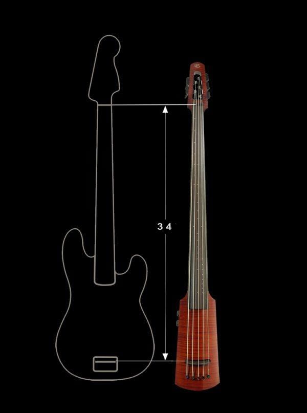 NS Design The WAV Omni Bass Black Guitars on Main