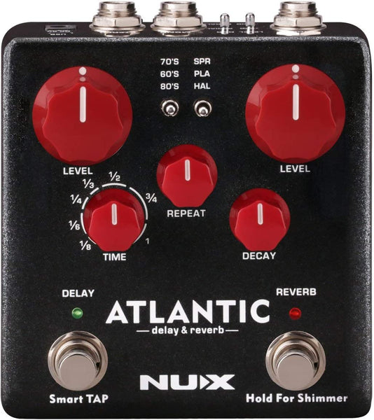 NUX ATLANTIC ディレイ & リバーブ【動作確認済】 Explore Nux Analog Delay: Creative Tap Tempo & Shimmer Effects