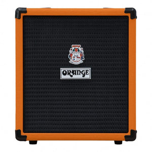 Orange Crush Bass 25 - 1x8 25W Bass Combo with integrated tuner, active EQ, and aux input for practice.