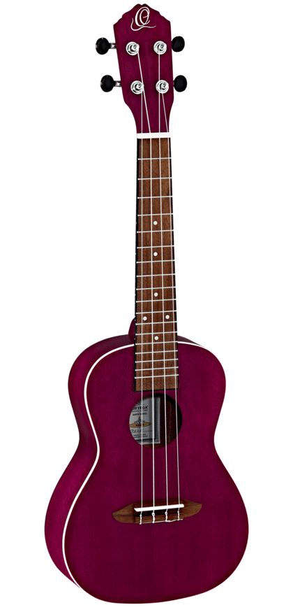 Ortega Ukulele Concert Okoume Transparent Purple Guitars...