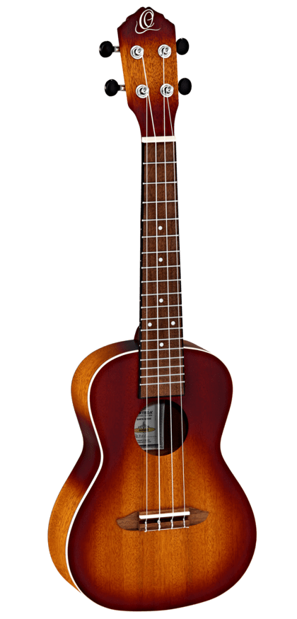 Ortega Ukulele Concert Okoume Transparent Sunburst