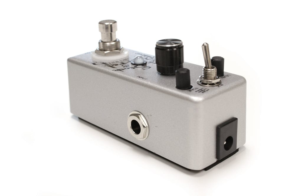 Outlaw Effects Lock Stock & Barrel Guitar Distortion Pedal with knobs and dials for versatile vintage and modern high-gain sounds.