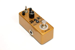 Outlaw 24K Reverb Guitar Pedal with knobs and dials, featuring ROOM, PLATE, and SPRING reverb modes for versatile soundscapes.