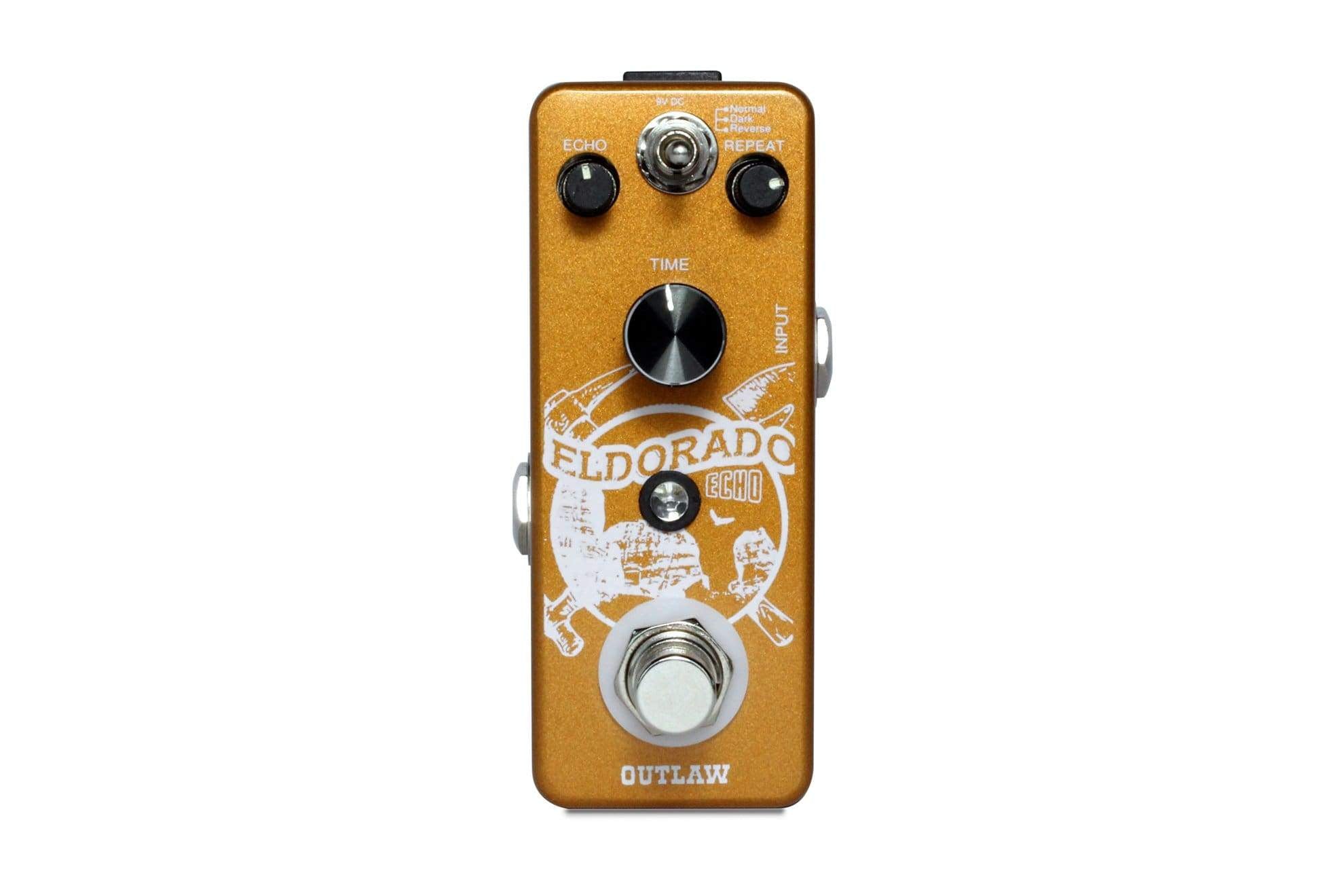 echo delay pedal Outlaw Eldorado Echo 3-Mode Effects Pedal