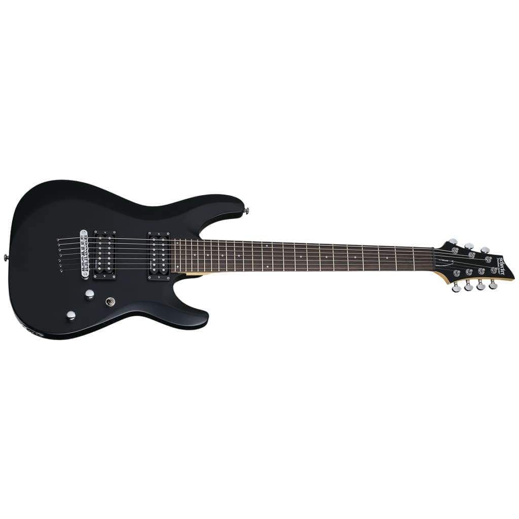 Schecter C-7 Deluxe Satin Black Electric Guitar Guitars...