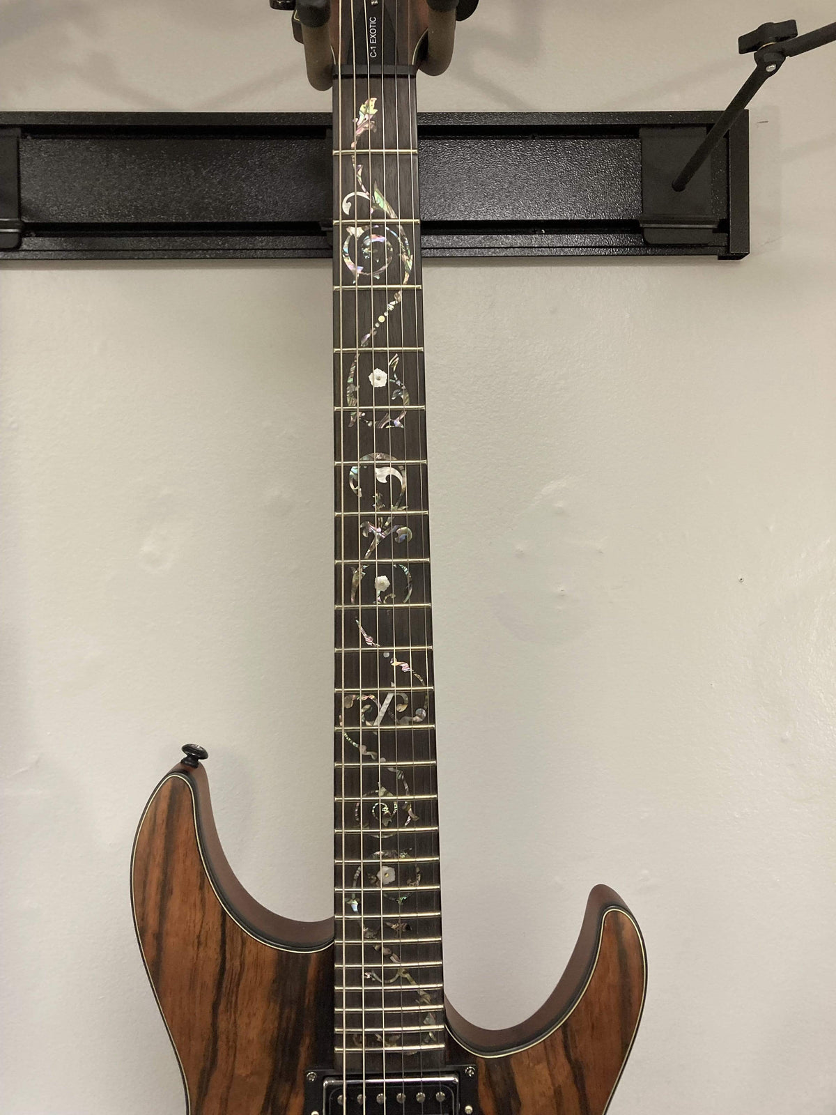 Schecter C-1 Exotic Ebony Guitars on Main