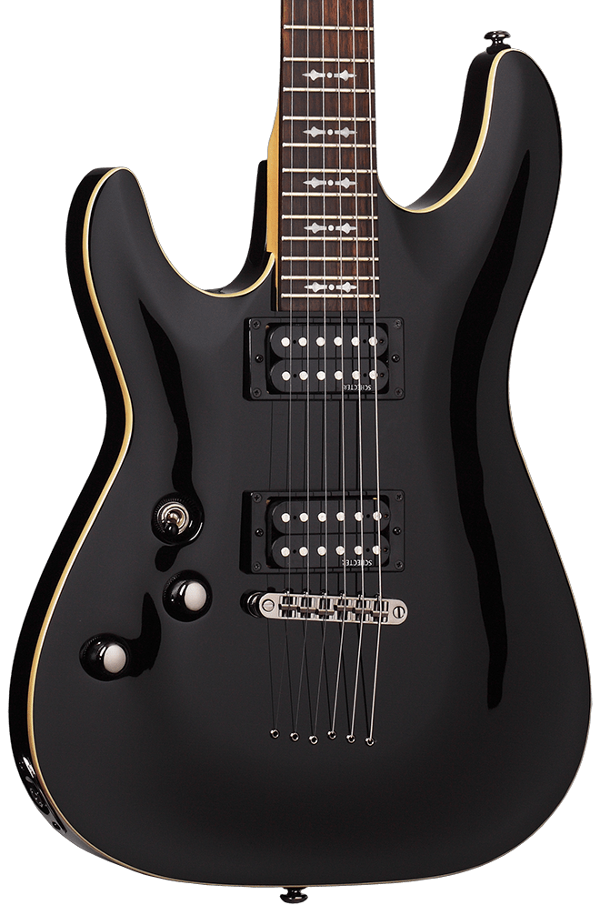Schecter Omen Black Left Hand Guitars on Main