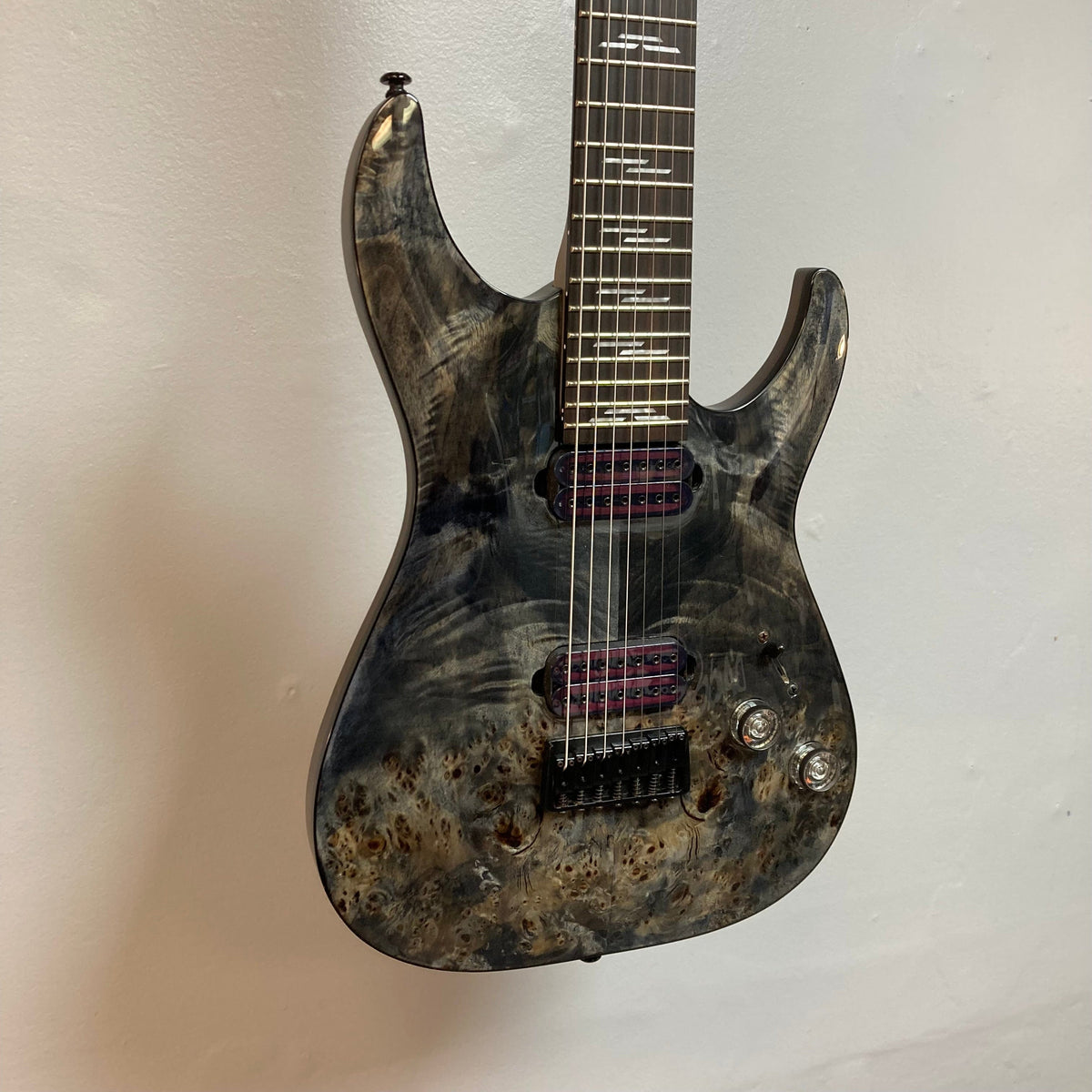 Schecter Omen Elite-7 Charcoal Used Guitars on Main