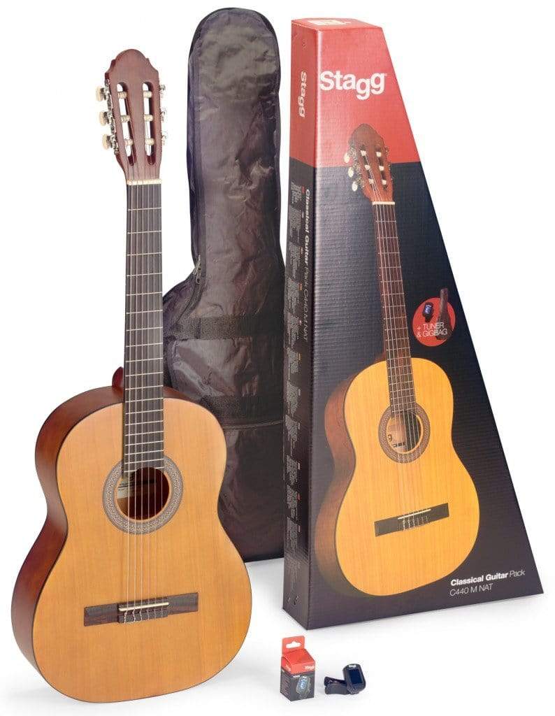 Stagg Guitar pack with 4/4 Natural Classical  Acoustic...
