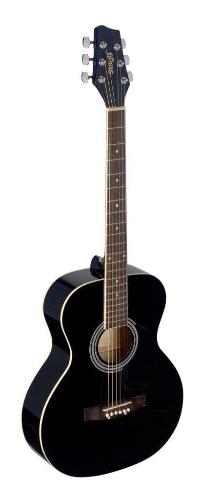 Stagg GUITARS - ACOUSTIC GUITARS Black Stagg SA20A  Auditorium Acoustic Guitar