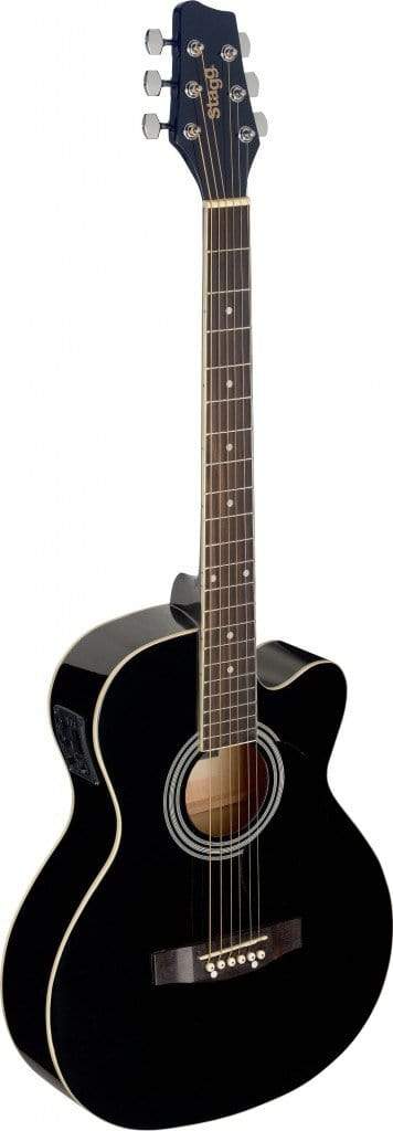 Stagg SA20ACE Auditorium Cutaway Acoustic-Electric Guitar...