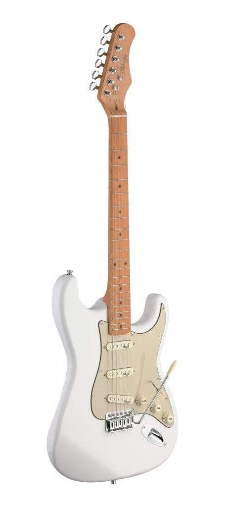 Stagg GUITARS - ELECTRIC GUITARS Cream White Stagg SES50M Vintage S Style Electric Guitar