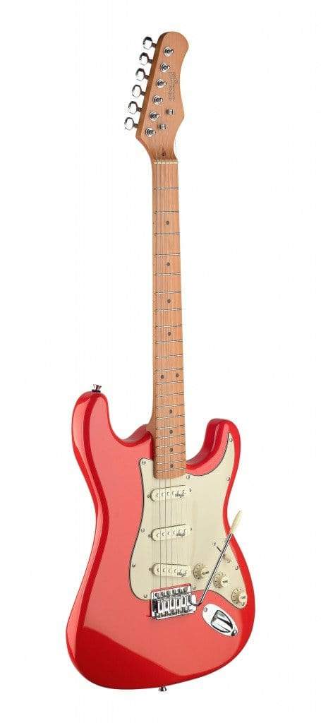 Stagg GUITARS - ELECTRIC GUITARS Fiesta Red Stagg SES50M Vintage S Style Electric Guitar