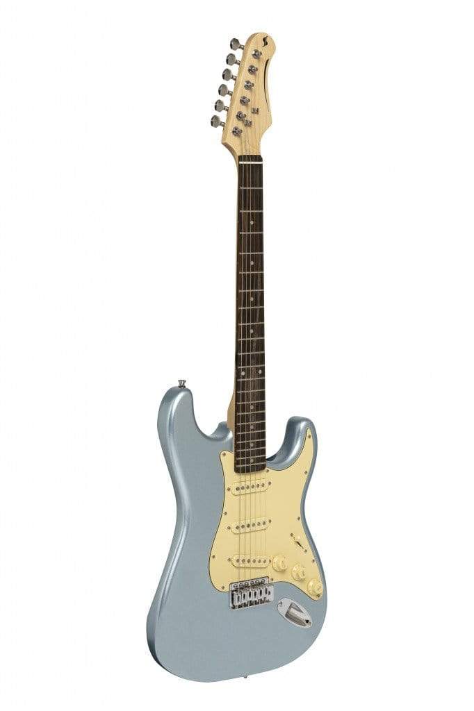 Stagg SES-30 S-Style Electric Guitar Blue Guitars on Main