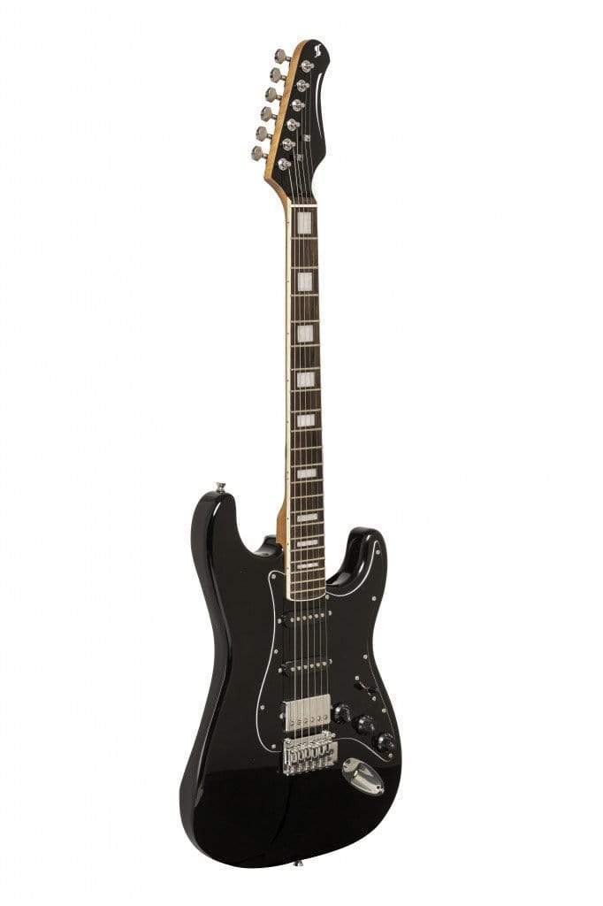 Stagg GUITARS - ELECTRIC GUITARS Stagg SES-60 Vintage Series S Style Black Electric Guitar