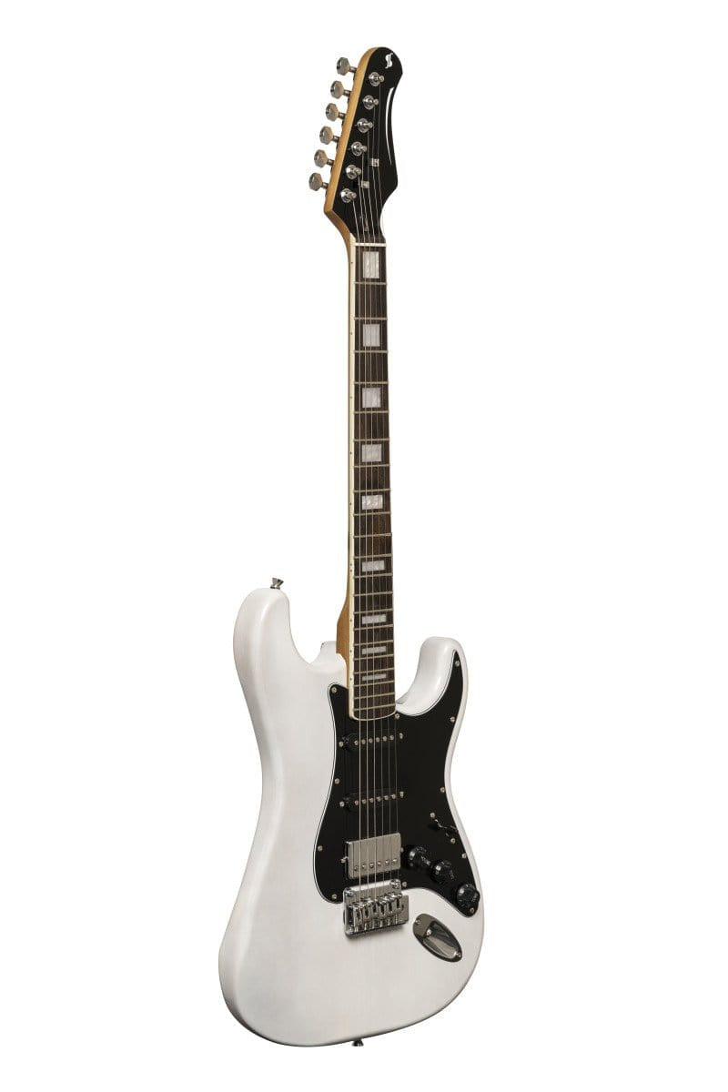 Stagg SES-60 Vintage Series S Style White Electric Guitar...