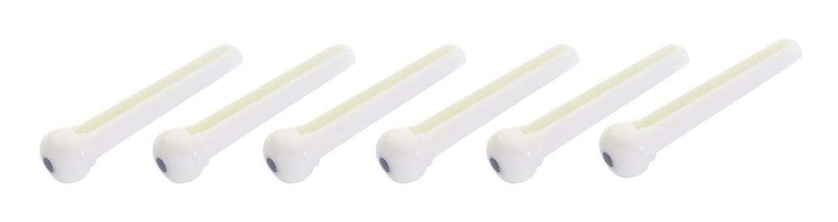 Stagg Pins for acoustic guitar bridge plastic aged white...
