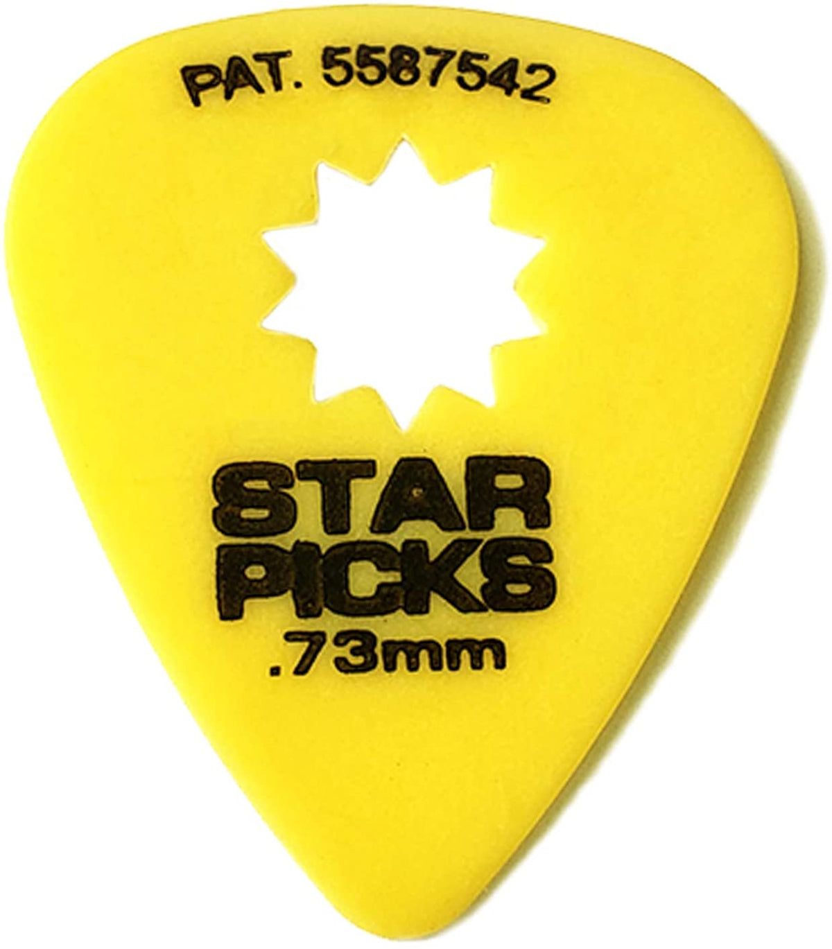 Star Grip Guitar Pick Dozen Yellow .73 mm