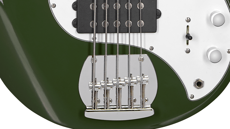 Sterling by Music Man Ray5 HH Olive StingRay Electric...
